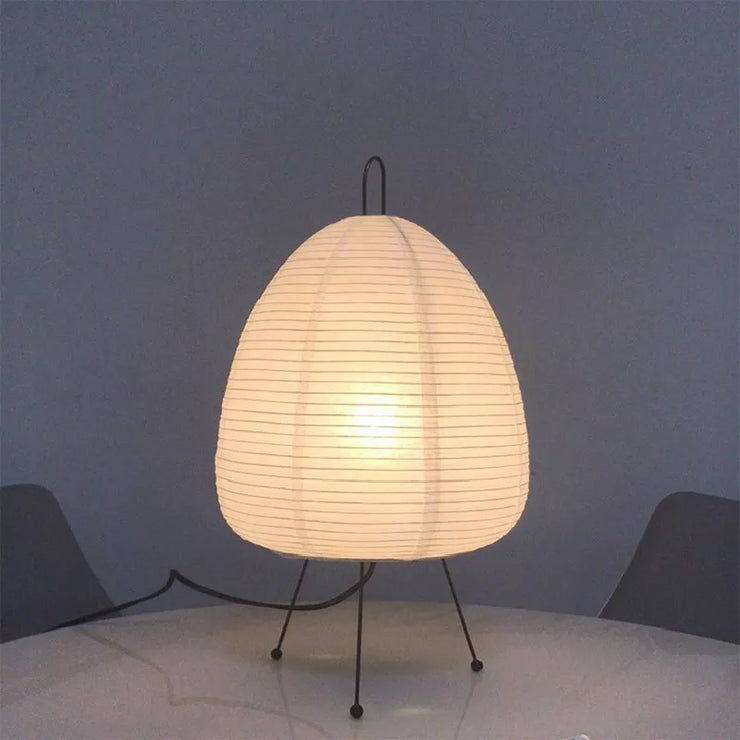 Lampe de Table Japonaise en Papier de Riz